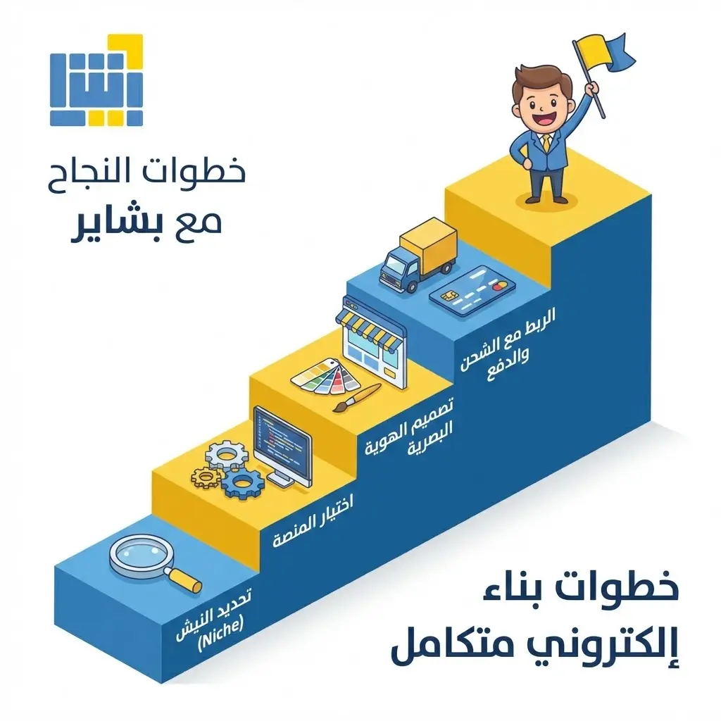 خطوات شراء منتج عبر المتجر الإلكتروني