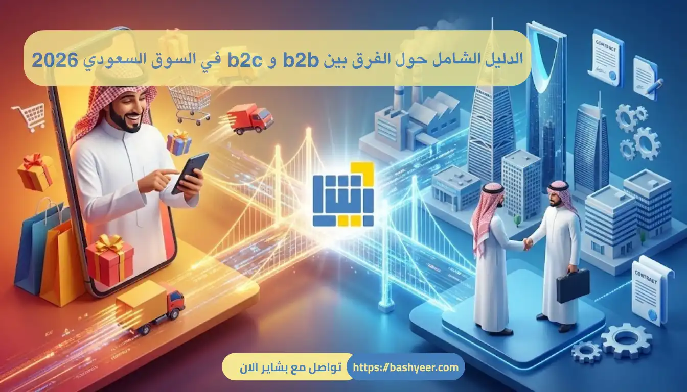 الفرق بين b2b و b2c