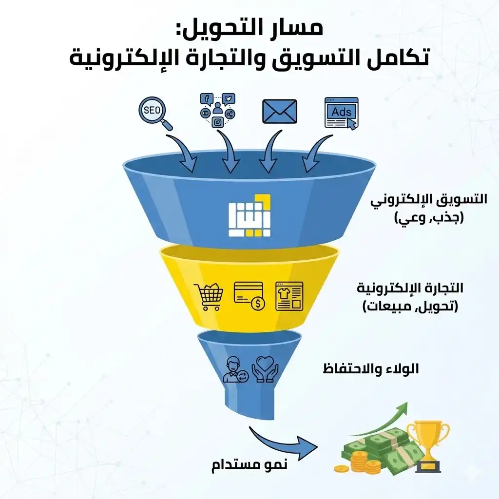 ما هي العلاقة بين التسويق الإلكتروني